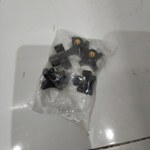 5PK BIG HORN 4 POINT KNOB - 1/4 - 20 THREAD - BLACK (ITEM: 19716B) image 5