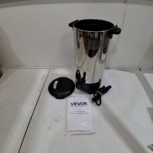 COMMERCIAL COFFEE URN DISPENSER/ELECTRIC BOILER FOR FAST BREW - 7.4L - 50 CUPS - STAINLESS STEEL/BLACK (MODEL: KLY-7.4K) image 3