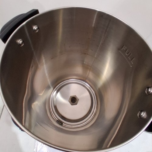 COMMERCIAL COFFEE URN DISPENSER/ELECTRIC BOILER FOR FAST BREW - 7.4L - 50 CUPS - STAINLESS STEEL/BLACK (MODEL: KLY-7.4K) image 4