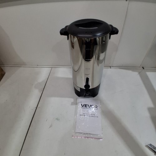 COMMERCIAL COFFEE URN DISPENSER/ELECTRIC BOILER FOR FAST BREW - 7.4L - 50 CUPS - STAINLESS STEEL/BLACK (MODEL: KLY-7.4K) image 5