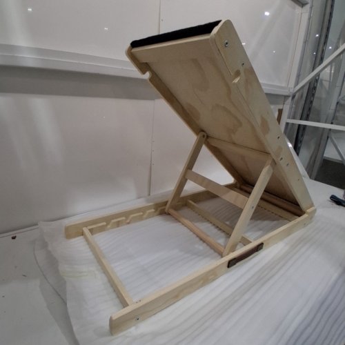 WOODEN ADJUSTABLE 6-STEP DOG RAMP WITH NON-SLIP MAT - NATURAL image 3