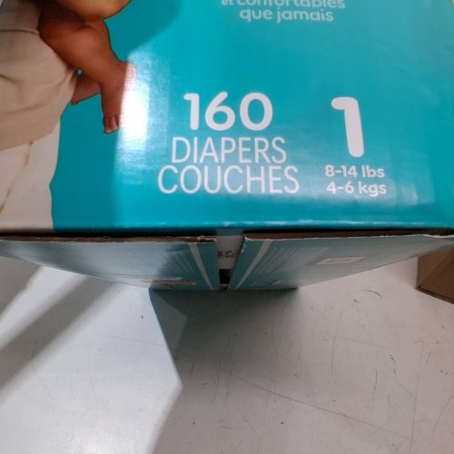 160PK PAMPERS SWADDLERS DIAPERS - SIZE 1 - 8-14LB image 3