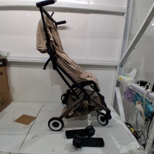 CYBEX GOLD LIBELLE FOLDABLE STROLLER - MAX 55LB - TAUPE/ALMOND BEIGE (MODEL: 524000607) image 5