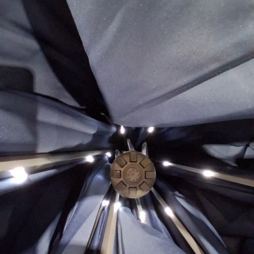 BEST CHOICE PRODUCTS SOLAR LED LIGHTED PATIO UMBRELLA WITH UV RESISTANCE & TILT ADJUSTMENT - 10FT - BLUE image 2