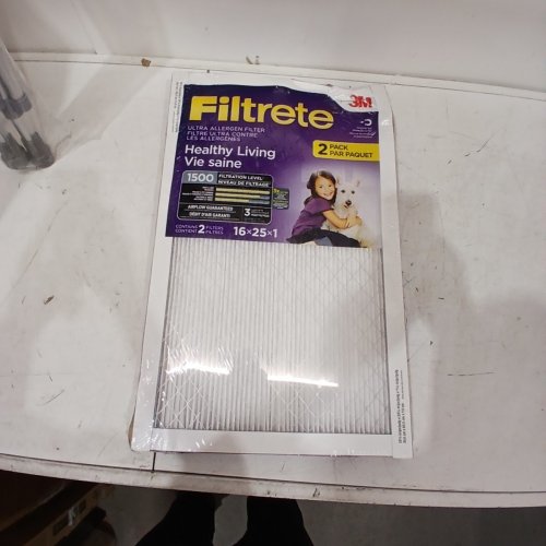 2PK 3M FILTRETE ULTRA ALLERGEN FURNACE FILTER 16X25X1 image 4