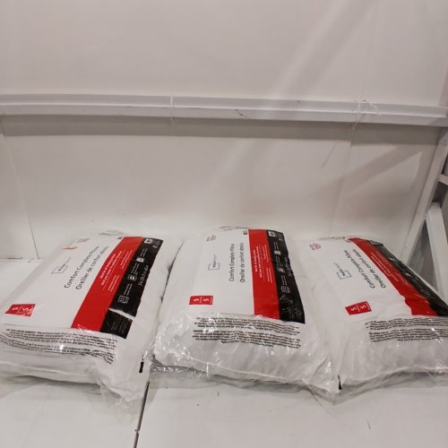 3PK MAINSTAYS COMFORT COMPLETE PILLOW - STANDARD - WHITE image 3