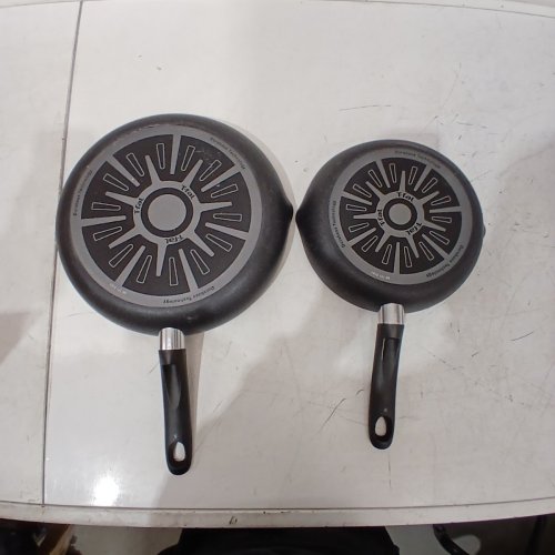 2PC T-FAL NON STICK FRYING PAN SET -9.4"/11.8"- BLACK image 5