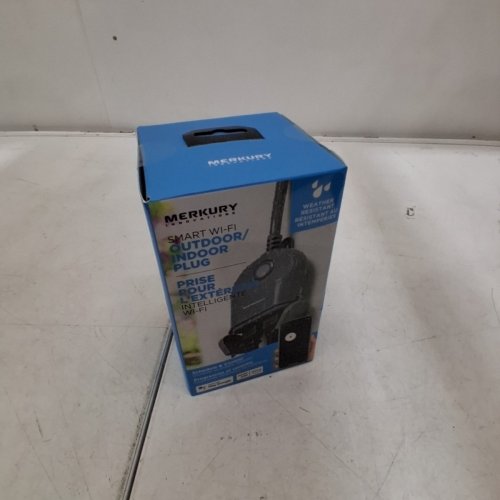 MERKURY INNOVATIONS SMART WI-FI OUTDOOR/INDOOR PLUG - GREY - (MODEL:MIC-OW102-103WW) image 2