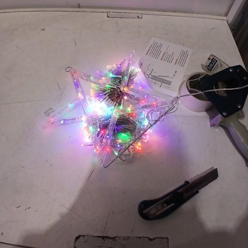 DECORATIVE LED STAR STRING LIGHTS, 317LED 16.4FT - WHITE image 3