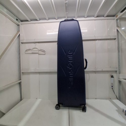 SAMSONITE LIGHTWEIGHT & DURABLE ABS SHELL TOUR CLASSIC GOLD HARD CASE - 54" - BLUE (MODEL: 6850 BLUE) image 2