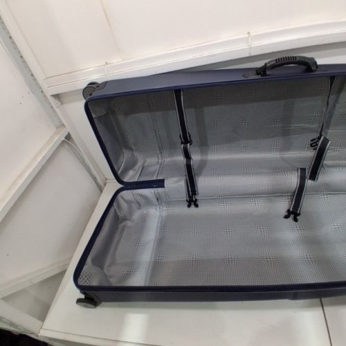 SAMSONITE LIGHTWEIGHT & DURABLE ABS SHELL TOUR CLASSIC GOLD HARD CASE - 54" - BLUE (MODEL: 6850 BLUE) image 5