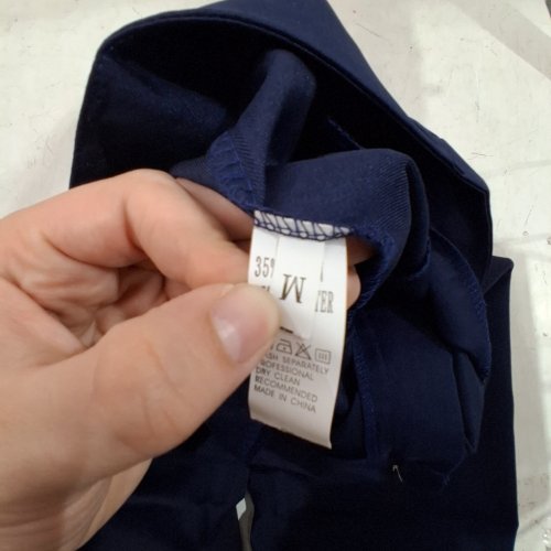 WOMEN'S MID RISE DRESS PANTS - MEDIUM - NAVY image 3