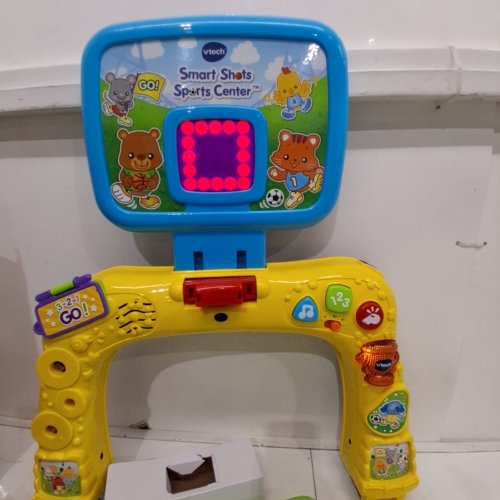 VTECH SMART SHOTS SPORTS CENTER 2-IN-1 KIDS BASKETBALL HOOP/SOCCER NET - MULTICOLOUR (MODEL: 1563) image 2