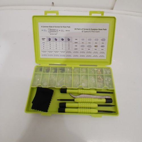 24PR HIKETOLIGHT EYEGLASS NOSE PAD REPLACEMENT KIT - GREEN image 2