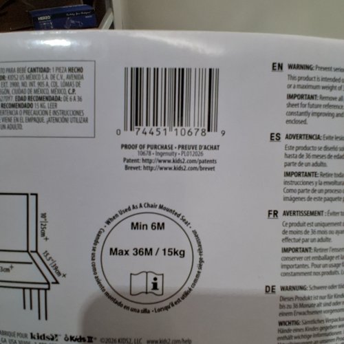 INGENUITY BABY BASE 2-IN-1 SEAT BOOSTER FEEDING SEAT - CASHMERE image 2