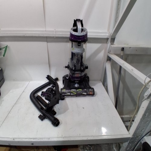 BISSELL CLEANVIEW SWIVEL UPRIGHT MULTI-CYCLONIC VACUUM WITH AUTOMATIC CORD REWIND, WASHABLE FILTER - BLACK/PURPLE (MODEL: 2258B) image 3
