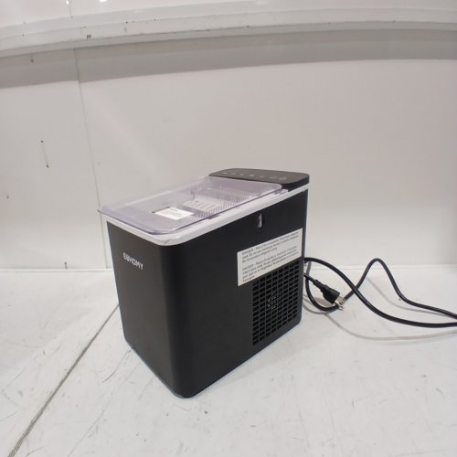 EUHOMY COUNTERTOP ICE MAKER WITH ICE SCOOP AND BASKET - MAKES 26.5LB / DAY - BLACK (MODEL: IM021-B1) image 4