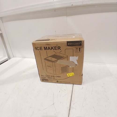 EUHOMY COUNTERTOP ICE MAKER WITH ICE SCOOP AND BASKET - MAKES 26.5LB / DAY - BLACK (MODEL: IM021-B1) image 5