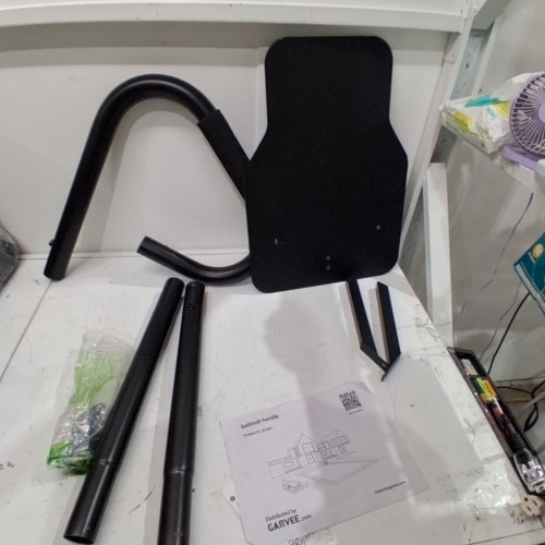 GARVEE SIDE-SLIDE HOT TUB HANDRAIL BATHTUB HANDLE - 600 LBS CAP - BLACK image 2