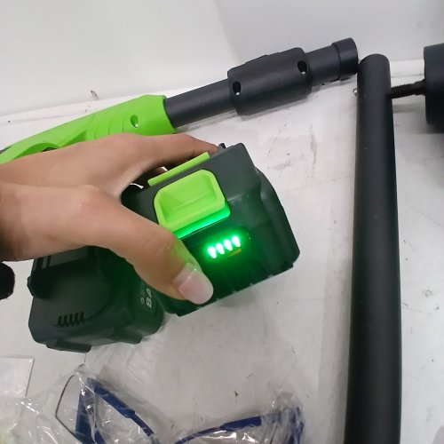 CORDLESS GRASS TRIMMER WITH ACCESSORIES- 21V - GREEN (MODEL: YY-GCJ00) image 2