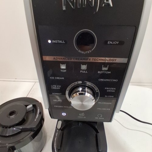 NINJA CREAMI DELUXE 11-IN-1 DIGITAL FROZEN TREAT MAKER - MAKES 24OZ PINTS - SILVER (MODEL: NC501C) image 2