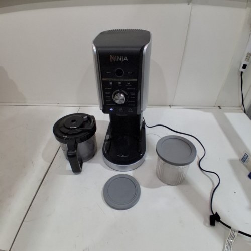 NINJA CREAMI DELUXE 11-IN-1 DIGITAL FROZEN TREAT MAKER - MAKES 24OZ PINTS - SILVER (MODEL: NC501C) image 3