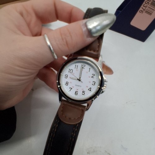 MENS GEORGE ANALOG QUARTZ WATCH -45 MM- BROWN / BLACK (MODEL: WCCMS15) image 3