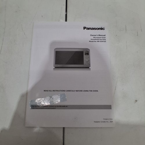 PANASONIC THE GENIUS MICROWAVE OVEN WITH INVERTER TECHNOLOGY - 0.9 CU.FT - 1000W - STAINLESS STEEL (MODEL: NN-SD47QS) image 4