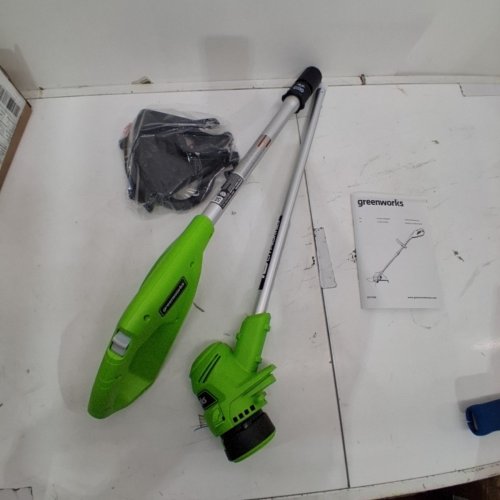 GREENWORKS CORDLESS STRING TRIMMER *TOOL ONLY*- 40V - 12" - GREEN/BLACK (MODEL: STF309) image 2