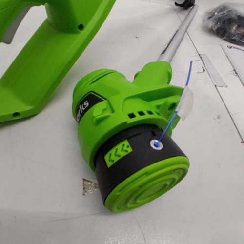 GREENWORKS CORDLESS STRING TRIMMER *TOOL ONLY*- 40V - 12" - GREEN/BLACK (MODEL: STF309) image 4