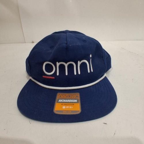 UNISEX RICHARDSON OMNI EMBROIDERED ROPE BASEBALL CAP - ONE SIZE fits most  - NAVY WHITE image 2