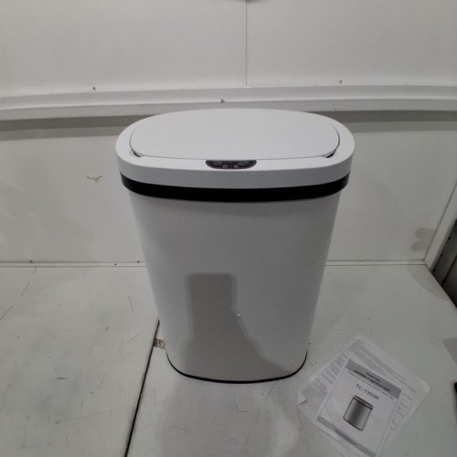 BESTOFFICE AUTOMATIC TOUCH FREE KITCHEN TRASH/GARBAGE CAN - 13 GALLONS - WHITE (MODEL: TC-1350R-WHITE) image 3