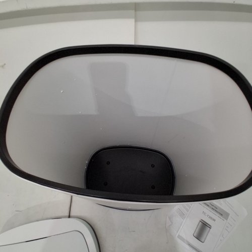 BESTOFFICE AUTOMATIC TOUCH FREE KITCHEN TRASH/GARBAGE CAN - 13 GALLONS - WHITE (MODEL: TC-1350R-WHITE) image 5