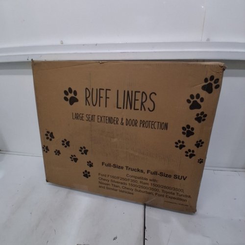 RUFF LINERS BACK SEAT EXTENDER FOR DOGS FOR FULL-SIZE TRUCKS FROM VARIOUS BRANDS - XL - BLACK image 4