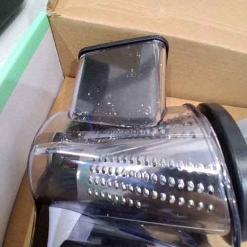 MIU ROTARY FOOD GRATER WITH ATTACHMENTS - BLACK/SILVER (MODEL : 1796155) image 3
