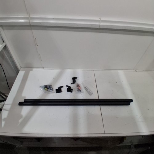 WALL MOUNTED STAIR INDOOR & OUTDOOR HANDRAIL - 7FT - BLACK (MODEL:BG-7) image 2