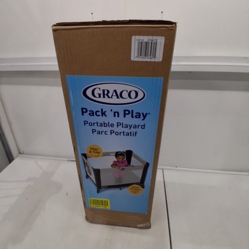 GRACO PACK N' PLAY PORTABLE FOLDABLE PLAYARD - OAKLEY BLACK/WHITE (MODEL: 2084226) image 4