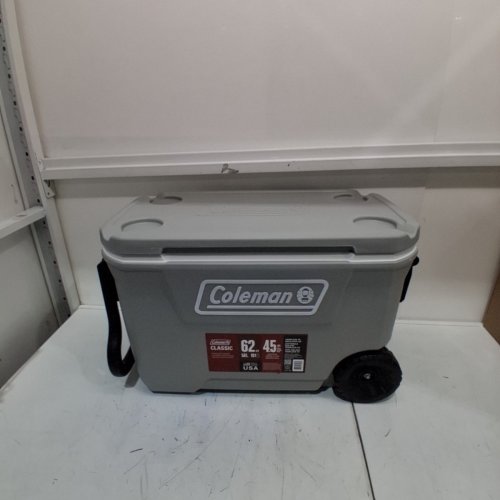 COLEMAN CLASSIC 316 SERIES WHEELED COOLER - 62QT - GREY image 2