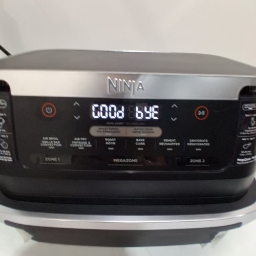NINJA FOODI 6-IN-1 DUALZONE FLEX BASKET AIR FRYER - 7QT MEGA ZONE - BLACK (MODEL: DZ071C) image 2