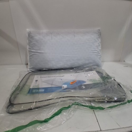 MALOUF Z ZONED ACTIVEDOUGH MID LOFT PILLOW INFUSED WITH TEMPERATURE REGULATING GEL - QUEEN - WHITE (MODEL: ZZQQMPADZG) image 2