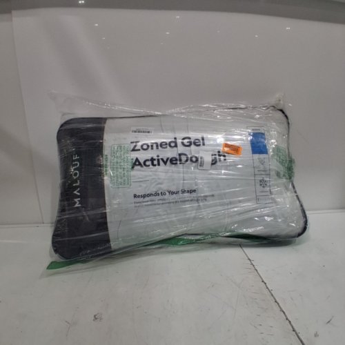 MALOUF Z ZONED ACTIVEDOUGH MID LOFT PILLOW INFUSED WITH TEMPERATURE REGULATING GEL - QUEEN - WHITE (MODEL: ZZQQMPADZG) image 3