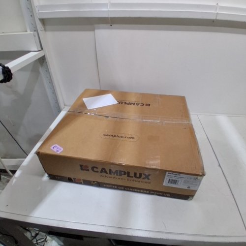 CAMPLUX RV VENTED RANGE HOOD WITH LED LIGHTS - 22" - 12V DC 0 - BLACK/STAINLESS STEEL (MODEL: VRH22UWMS) image 4