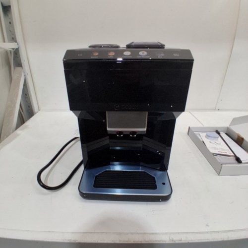 BOSCH 500 SERIES FULLY AUTOMATIC ESPRESSO MACHINE WITH WHOLE BEAN COMPARTMENTS AND GROUND COFFEE CHUTE - TFT DISPLAY AND TOUCH CONTROL PANEL - EXTERNAL MILK SYSTEM - 9 BEVERAGE OPTIONS - BLACK (MODEL: TPU40109) image 3