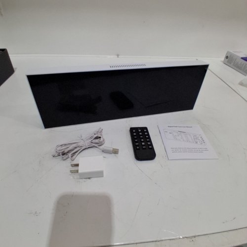 DIGITAL WALL CLOCK WITH DATE, TEMPERATURE, ALARM SETTINGS AND REMOTE - MULTICOLOR (MODEL: PH-01) image 4