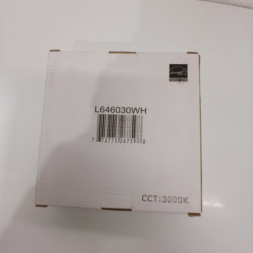 GALAXY LIGHTING FLUSH MOUNT LIGHT FIXTURE - 6" - 3000 K (MODEL: L646030WH) image 2