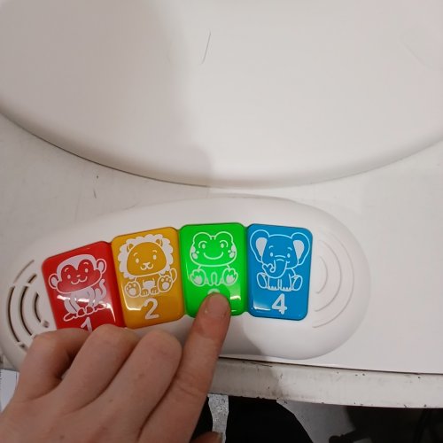 LITTLE ACORN 4-IN-1 BABY ACTIVITY CENTER WITH 8 INTERACTIVE TOYS - SUN/WHITE (MODEL: UK - ACT.TBL.1040) image 2