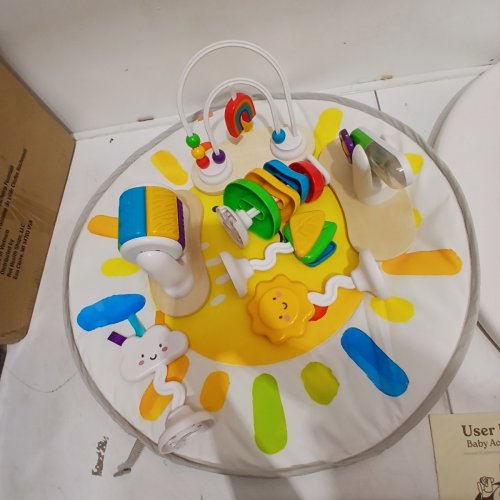 LITTLE ACORN 4-IN-1 BABY ACTIVITY CENTER WITH 8 INTERACTIVE TOYS - SUN/WHITE (MODEL: UK - ACT.TBL.1040) image 4