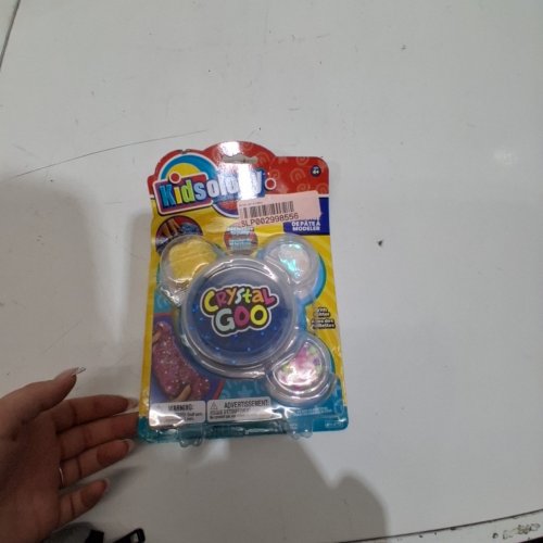 JACENT KIDSOLOGY CRYSTAL GOO MIX PUTTY FOR CHILDREN 4 YEARS+ - BLUE image 2