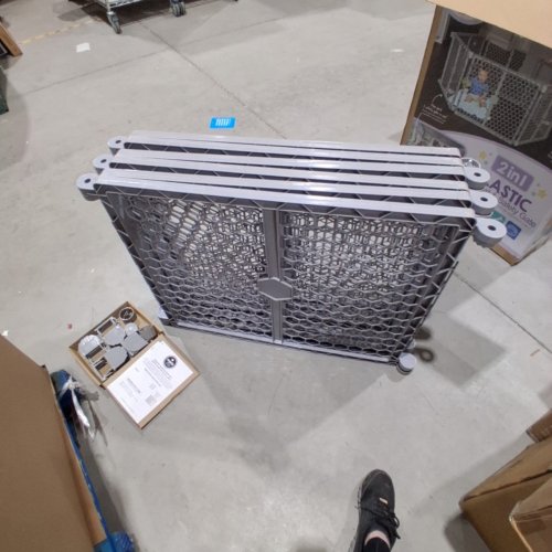 REGALO SAFETY GATE/PLAY YARD - 192" X 26" - GREY (MODEL: 1360 DS) image 2