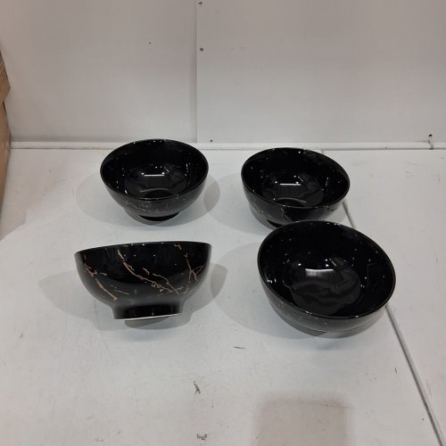 16PCS LOVECASA PORCELAIN DINNERWARE SETS - BLACK/GOLD (MODEL: LC-GDS-9-OF-DE) image 2